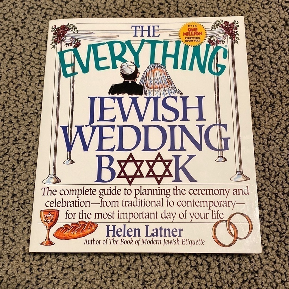 Vintage Copy of The Everything Wedding Book by Helen Latner, 1998, NWOT